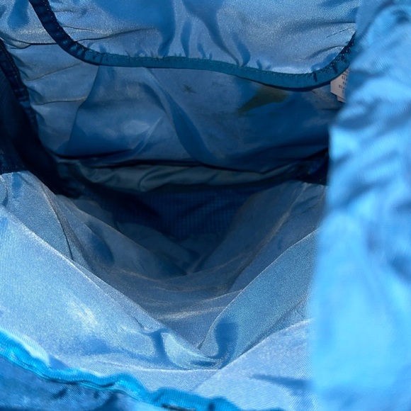 Patagonia Lightweight Black Hole Cinch Backpack Ripstop Blue Outdoor Hiking - Picture 13 of 16